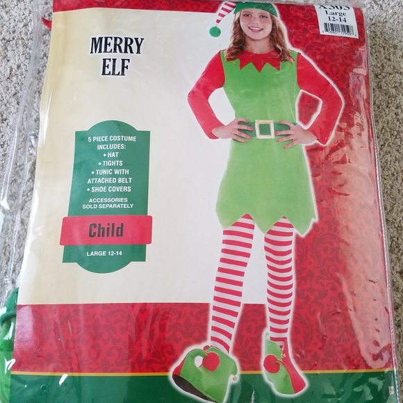 Other - New in bag child large 12-14yrs elf costume